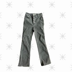 Madewell Cali Demi- Boot Gray Jeans Size 23